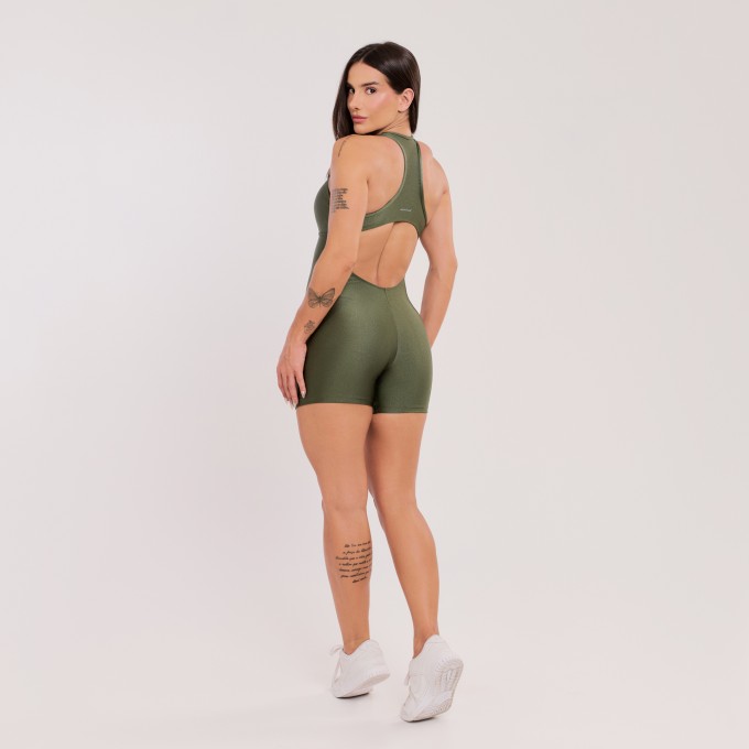 Macaquinho Nadador  Verde Militar