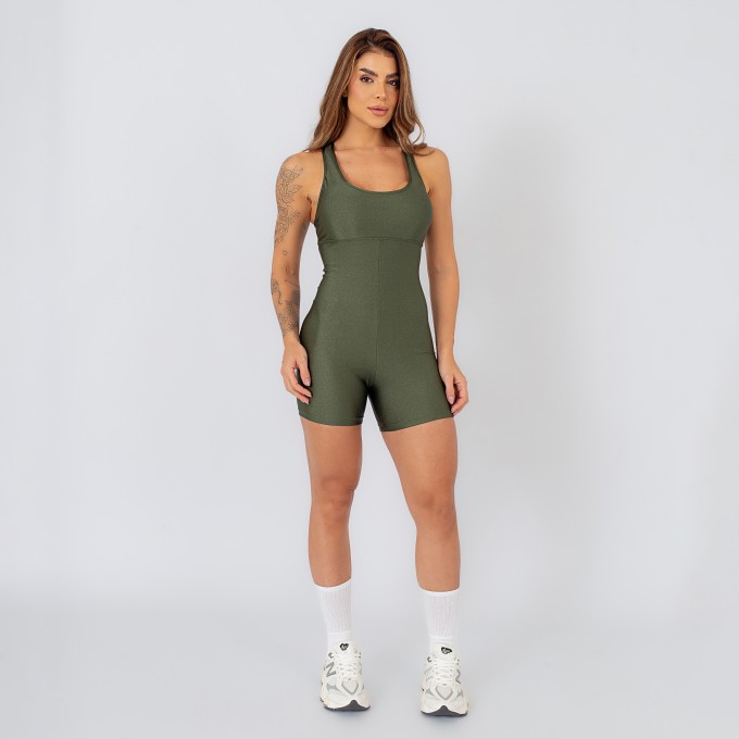 Macaquinho Nadador  Verde Militar