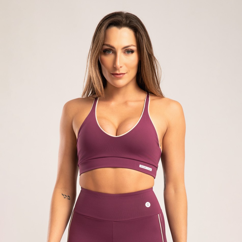 Top Comfort Uva com Detalhe Tapioca