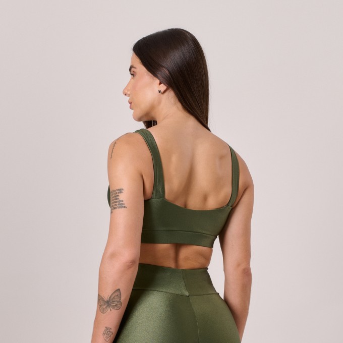 Top Sustentação Verde Militar