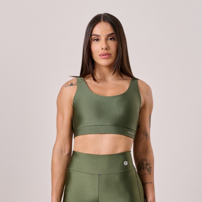 Top Sustentação Verde Militar