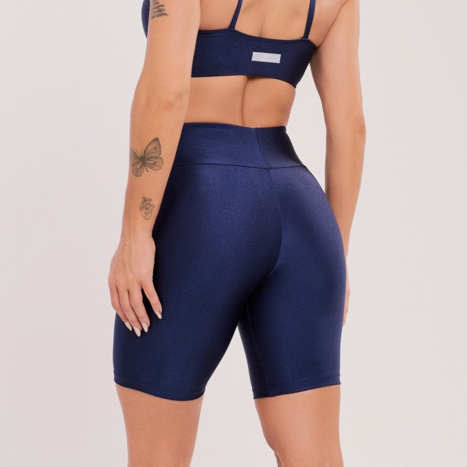 Bermuda Ciclista Azul Marinho