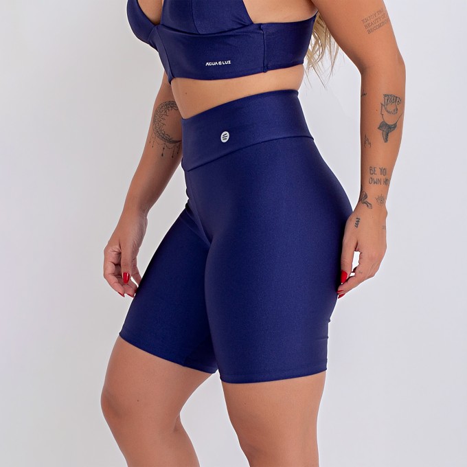 Bermuda Ciclista Azul Marinho