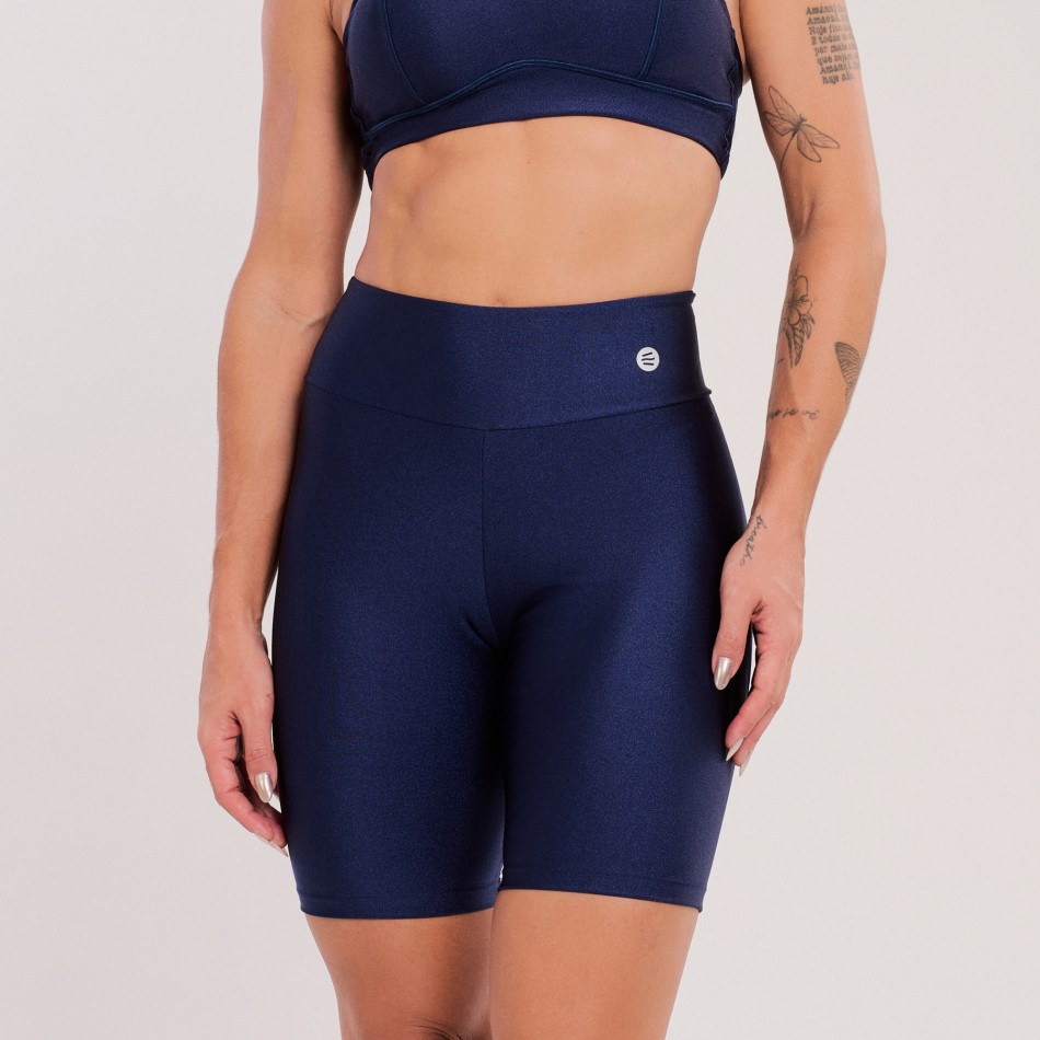 Bermuda Ciclista Azul Marinho