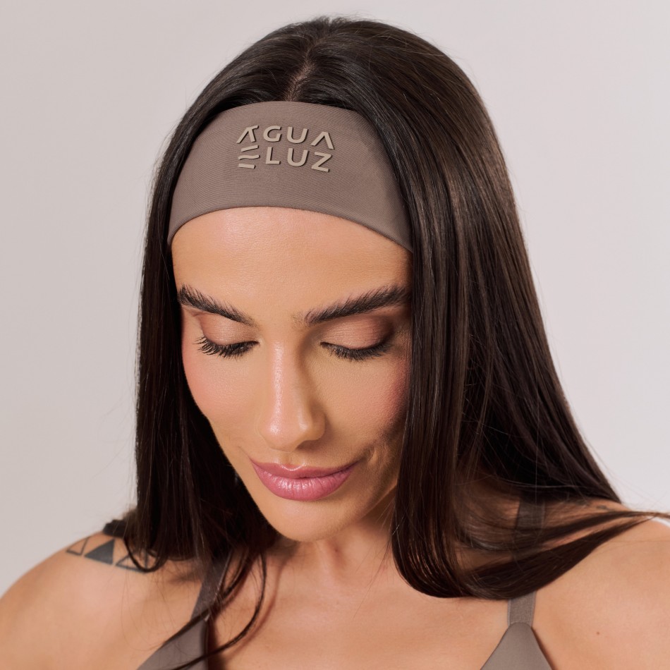 Faixa de Cabelo Castanho