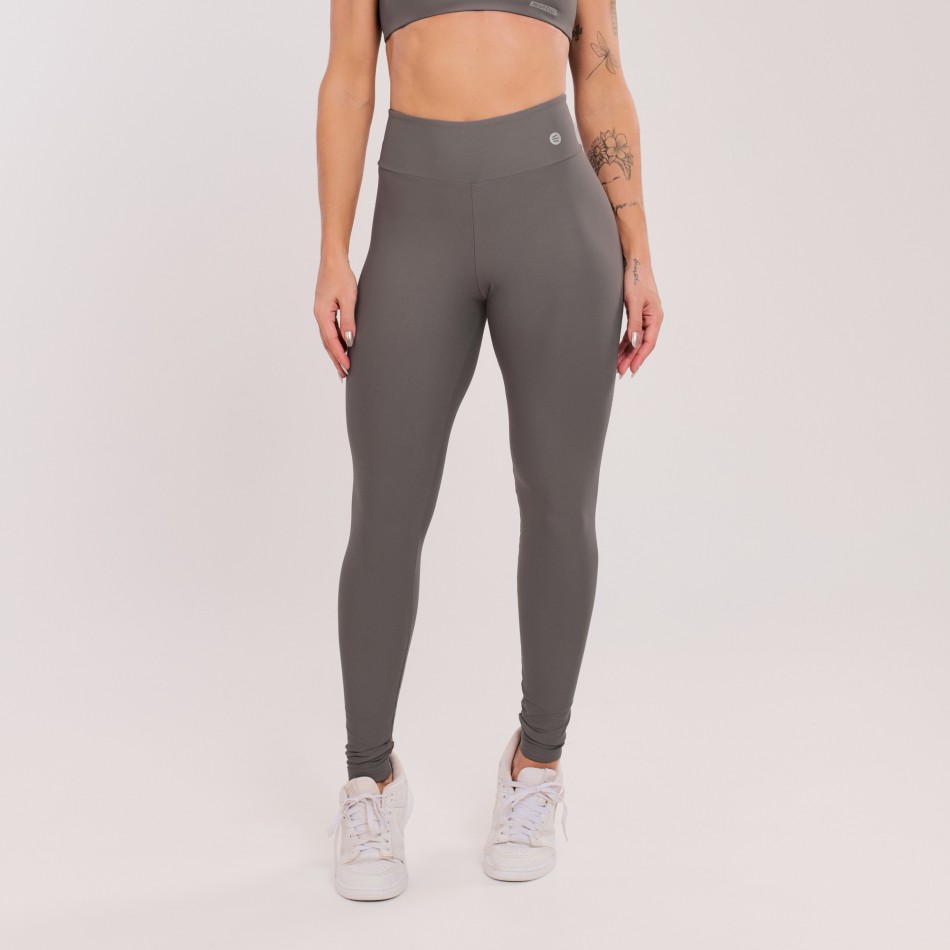 Calça Legging Básica Cinza Urbano
