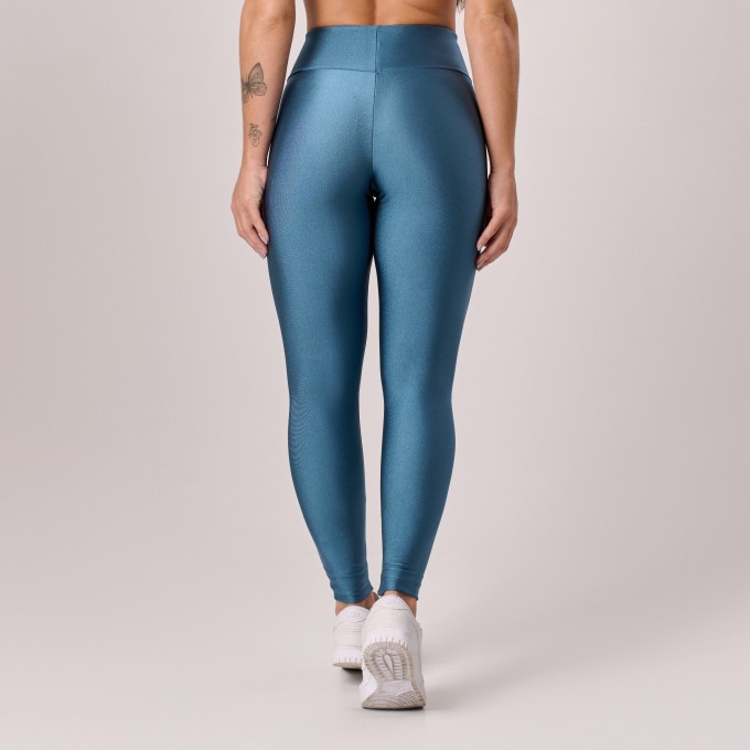 Calça Legging Azul  Porcelana
