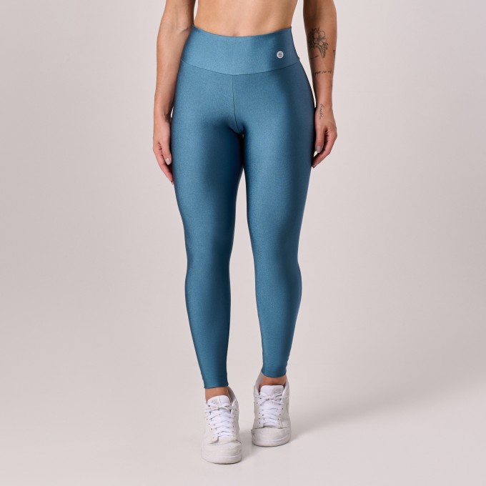 Calça Legging Azul  Porcelana