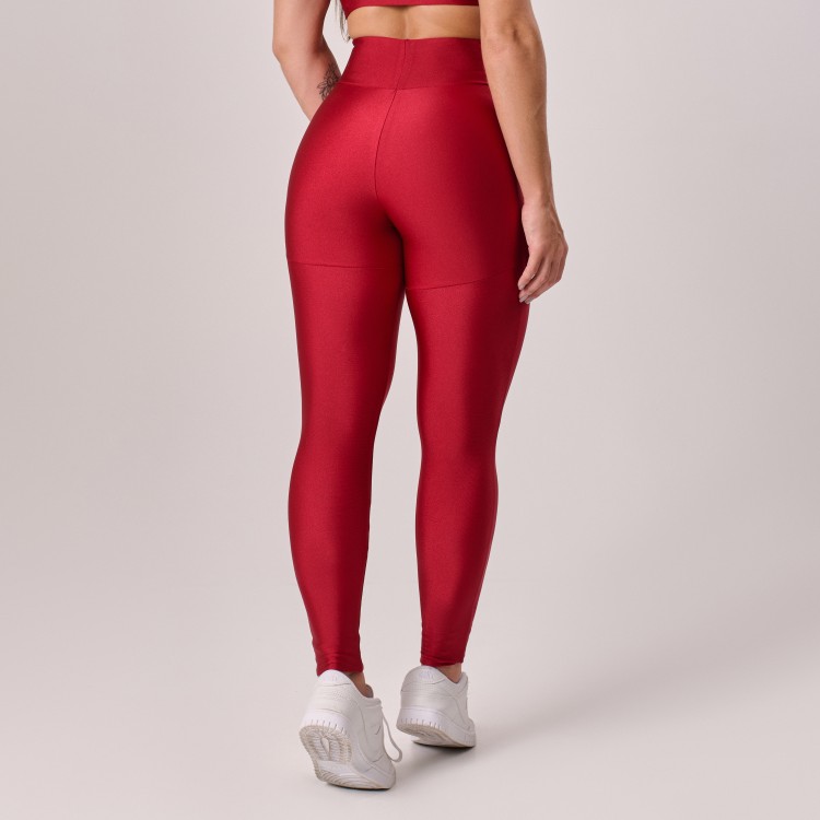 Calça Legging Vermelho Carmim