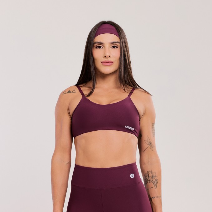 Top Básico Vinho Rubi