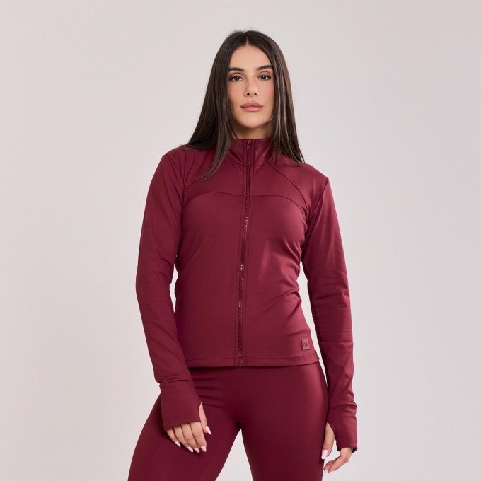 Casaco Slim Vinho Bordô