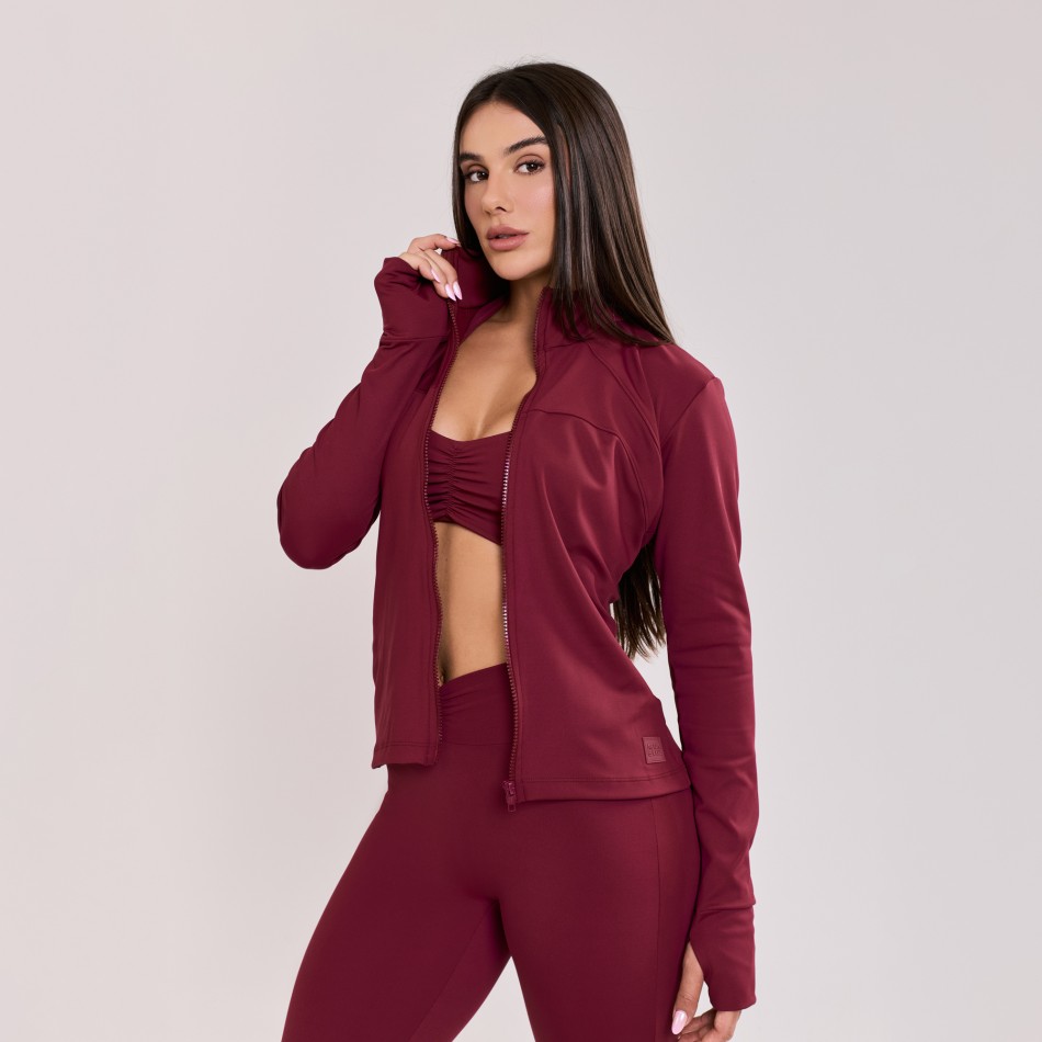 Casaco Slim Vinho Bordô